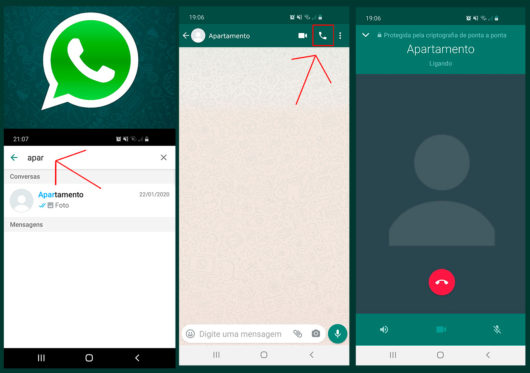 Como fazer ligações pelo Whatsapp