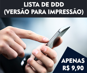 Lista de DDD (Versão para impressão)